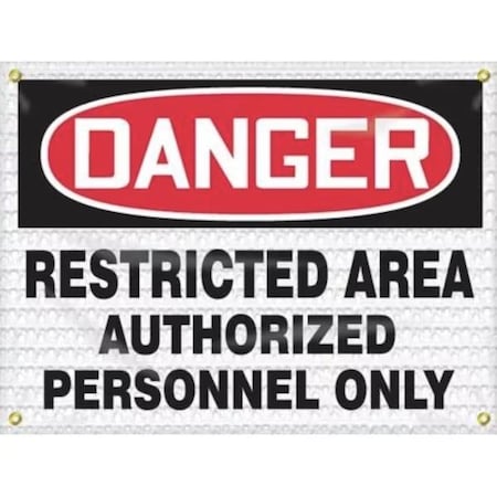 Accuform OSHA DANGER HIGH WIND SAFETY SIGN FMB114 FMB114